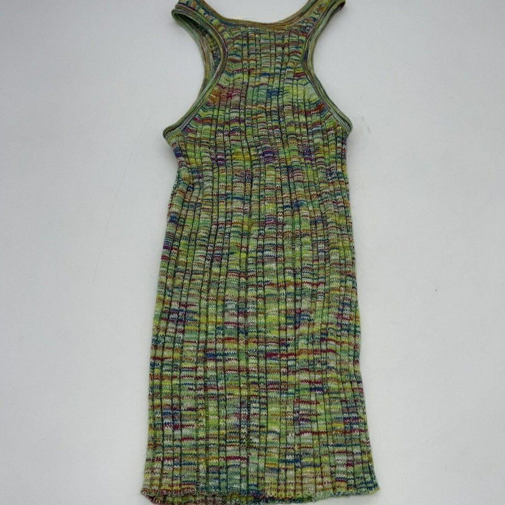Anthropologie Ribbed Rainbow Tank NWT Size XS